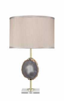 Agate Table Lamp in Purple (580|9AGATELVBR)