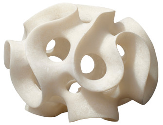 Ribbon Sphere in White (580|7RIBB-SPWH)