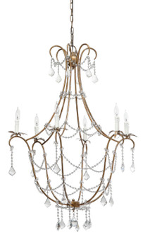 Scarlett Chandelier in Champagne & Clear (580|5SCAR-CHAM)