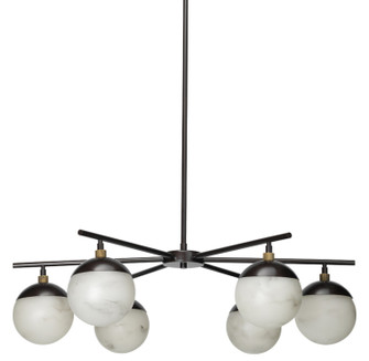 Metro Chandelier in Bronze (580|5METR6-CHOB)