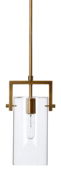 Cambrai Pendant in Antique Brass and Clear Glass (580|5CAMB-SMBR)