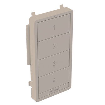 radiant Smart Scene Controller with Netatmo, Color Change Kit in Nickel (246|WNRCB40CKITNI)