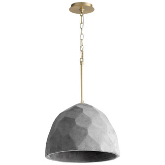 Maria LED Pendant in Dark Gray|Aged Brass (19|3-663-1540)