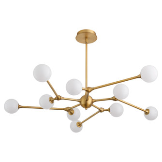 Orbe LED Chandelier in Brushed Brass (19|3-647-56)