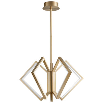 Acadia LED Ceiling Mount in Aged Brass (19|3-6143-40)