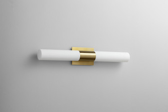 Magneta LED Vanity in Aged Brass (19|3-590-40)