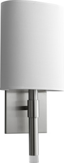 BEACON LED Wall Sconce in Satin Nickel|White Linen (19|3-587-124)