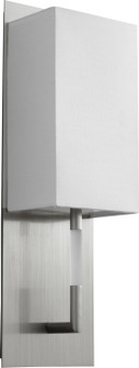 Epoch LED Wall Sconce in Satin Nickel|White Linen (19|3-564-124)