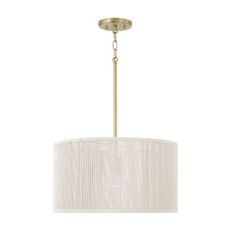 Tara One Light Pendant in Matte Brass (65|357914MA)