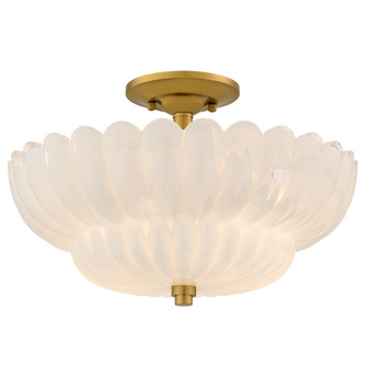 Whitecap Four Light Semi-Flush Mount in Brushed Gold (10|WHP1716BRG)
