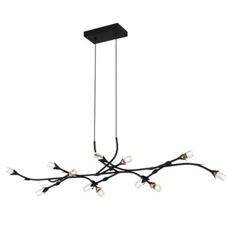 Cora LED Island Pendant in Matte Black (10|PCCOR1250MBK)