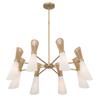 Vantrel Eight Light Chandelier in Legacy Brass (7|14266-732)