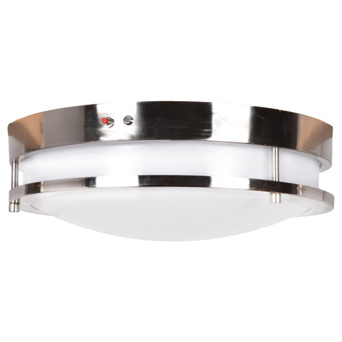 Solero LED Flush Mount in Brushed Steel (18|20466LEDEM-BS/ACR)