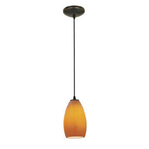 Champagne One Light Pendant in Oil Rubbed Bronze (18|28012-1C-ORB/MYA)