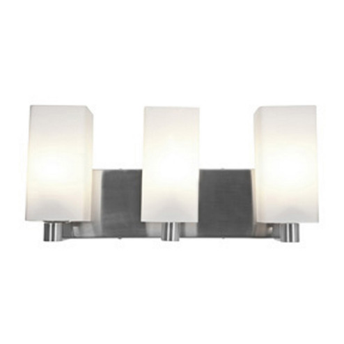 Archi Three Light Vanity in Brushed Steel (18|50177-BS/OPL)