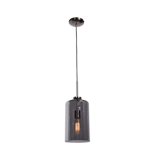 Simplicite LED Pendant in Black Chrome (18|50935LEDDLP-BCH/MIR)