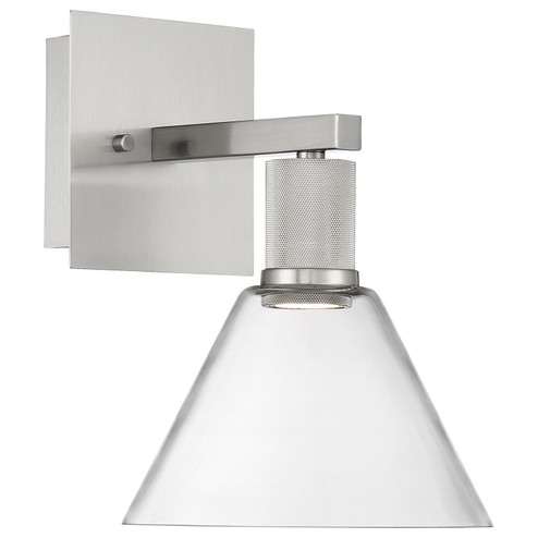 Port Nine Martini LED Wall Sconce in Brushed Steel (18|63143LEDD-BS/CLR)