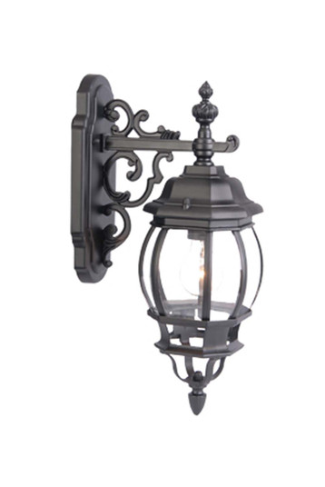 Chateau One Light Wall Sconce in Matte Black (106|5155BK)