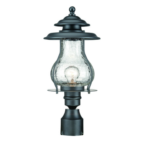 Blue Ridge One Light Post Mount in Matte Black (106|8207BK)
