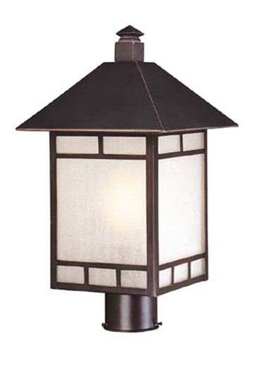 Artisan One Light Post Mount in Architectural Bronze (106|9027ABZ)