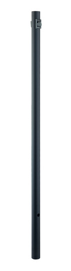 Direct Burial Lamp Posts Post With Photocell And Outlet in Matte Black (106|97BK)