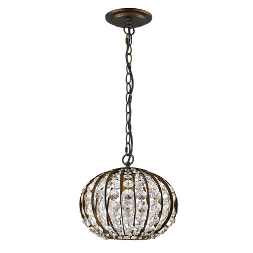 Olivia One Light Pendant in Oil Rubbed Bronze (106|IN11098ORB)