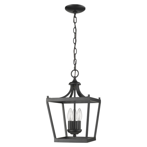 Kennedy Three Light Pendant in Matte Black (106|IN11132BK)