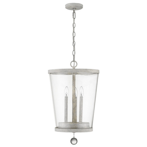 Callie Three Light Foyer Pendant in Country White (106|IN11343CW)