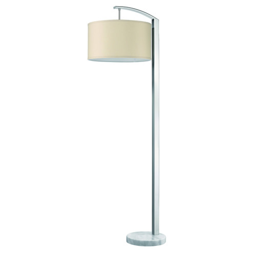 Station One Light Floor Lamp in Brushed Nickel (106|TF8214)
