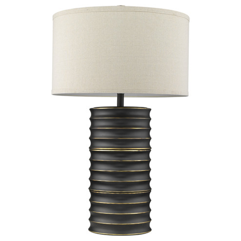 Wave II One Light Table Lamp in Aged Brass (106|TT4080)