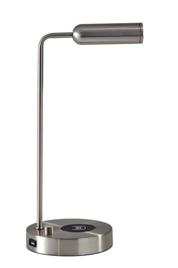 Kaye LED Desk Lamp in Brushed Steel (262|3162-22)