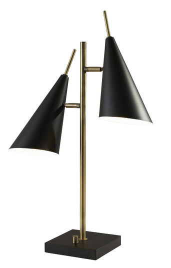 Owen Two Light Table Lamp in Black Painted (262|3476-21)