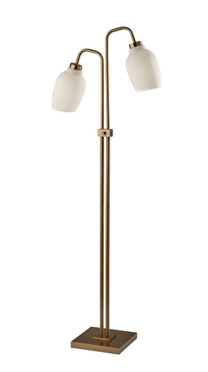 Clara Two Light Floor Lamp in Antique Brass (262|3547-21)