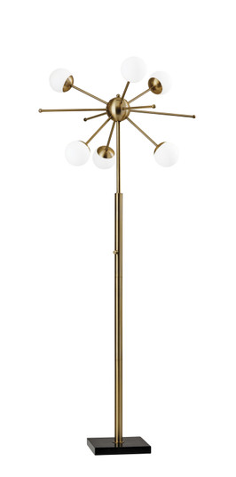 Doppler LED Floor Lamp in Black Marble (262|4271-21)