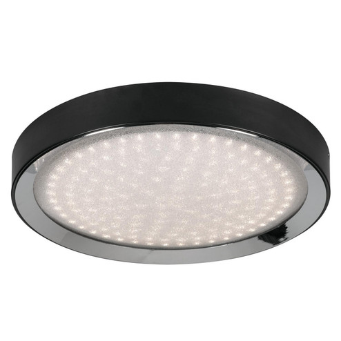 Belle LED Flush Mount in Black and Polished Chrome (162|BLLF16LAJD1BKPC)