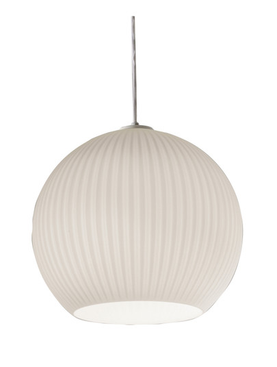 Cleo One Light Pendant in White (162|CLEP13WH)