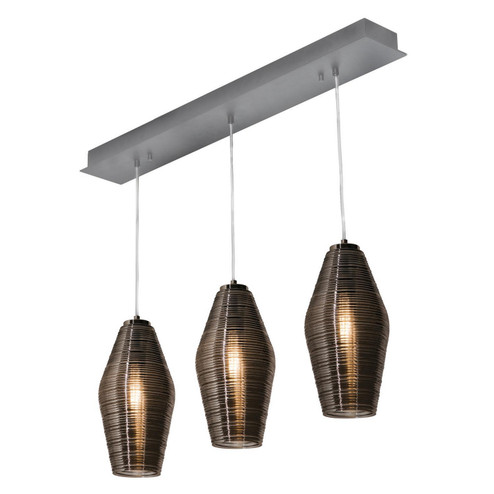 Mila Three Light Pendant in Satin Nickel (162|MLAP13SMLNR3)