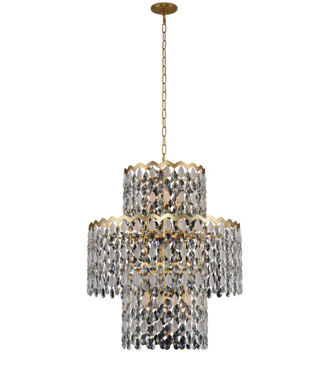 Caretta 12 Light Pendant in Antique Brass (238|035951-003-FR001)