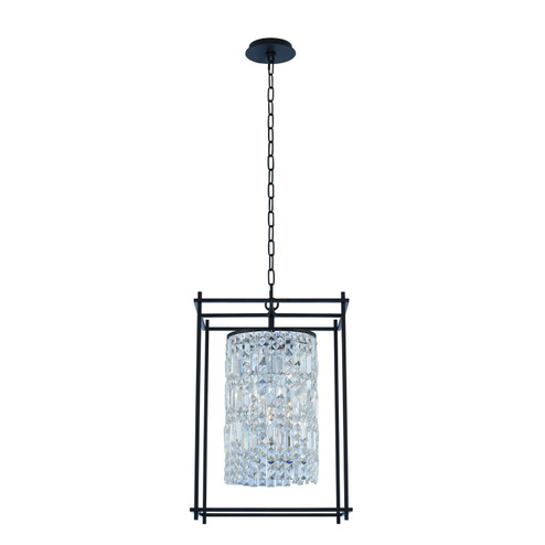 Joni Four Light Foyer Pendant in Matte Black (238|036150-052-FR001)