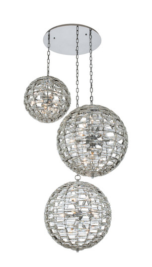 Alta 33 Light Foyer Pendant in Polished Chrome (238|037253-010-FR001)