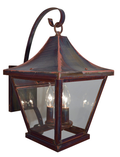 Nantes Three Light Wall Mount in Raw Copper (37|NAB-10CLR-RC)