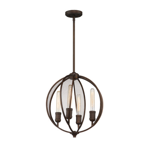 Linden Four Light Chandelier in Bronze (78|AC10904OB)