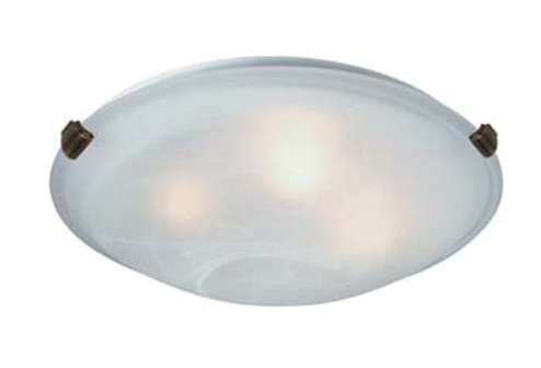 Clip Flush Three Light Flush Mount in Brunito (78|AC2352SPBU)