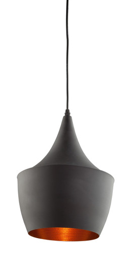 Connecticut One Light Pendant in Matte Black & Copper (78|JA801)