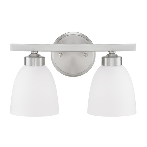 Jameson Two Light Vanity in Brushed Nickel (65|114321BN-333)