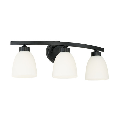 Jameson Three Light Vanity in Matte Black (65|114331MB-333)