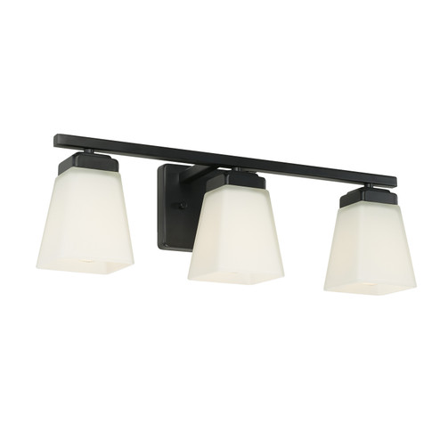 Baxley Three Light Vanity in Matte Black (65|114431MB-334)