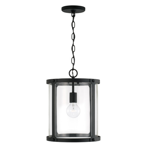 Brennen One Light Pendant in Black Iron (65|344911BI)