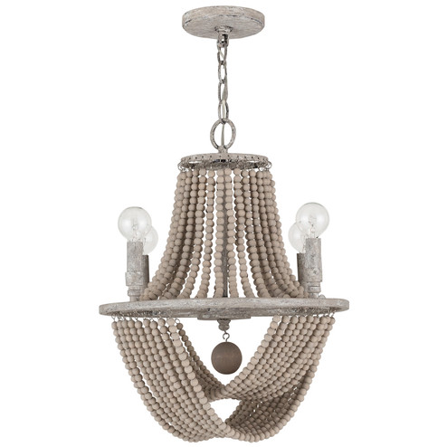 Kayla Four Light Chandelier in Mystic Sand (65|429541MS)