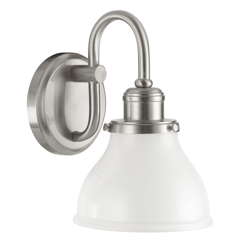 Baxter One Light Wall Sconce in Brushed Nickel (65|8301BN-128)